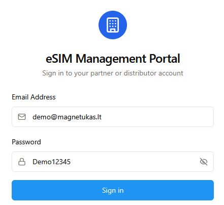 eSIM platforma prisijungimas
